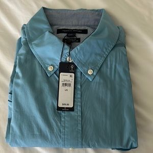 Mens Tommy Hilfiger short sleeve button down